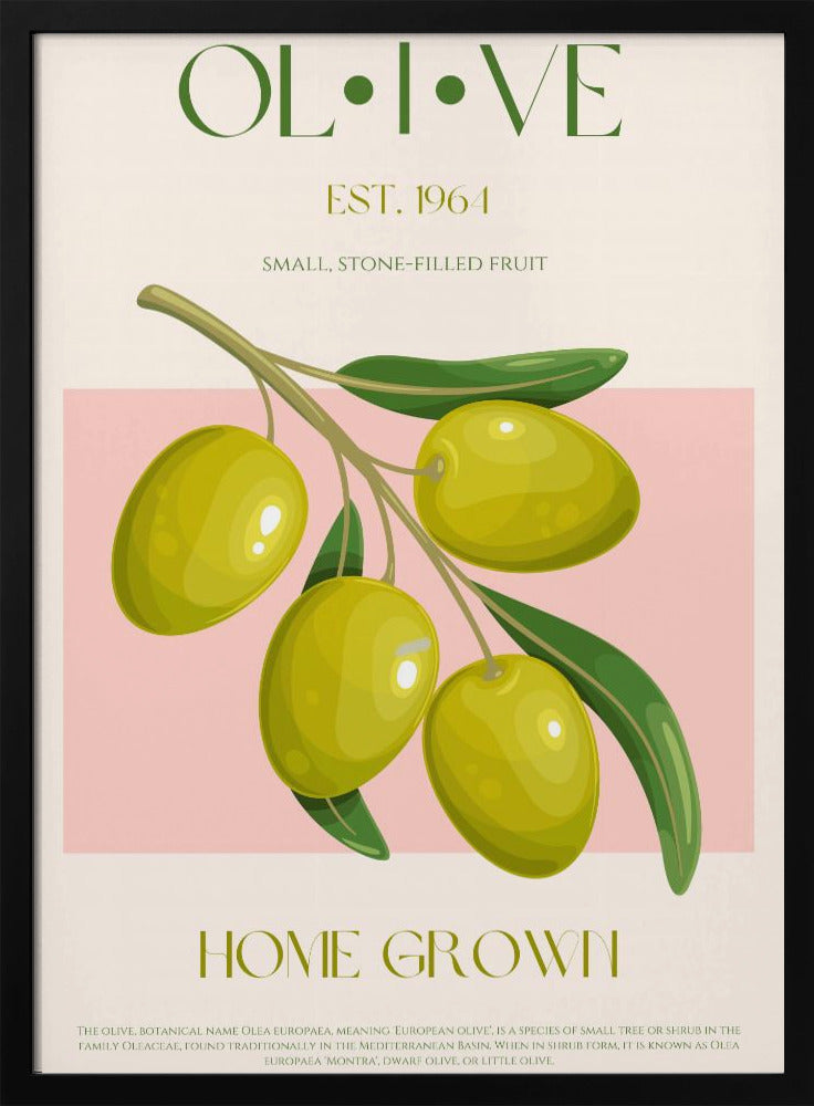 Goldene Oliven-Essenz | Poster