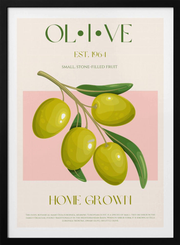 Goldene Oliven-Essenz | Poster