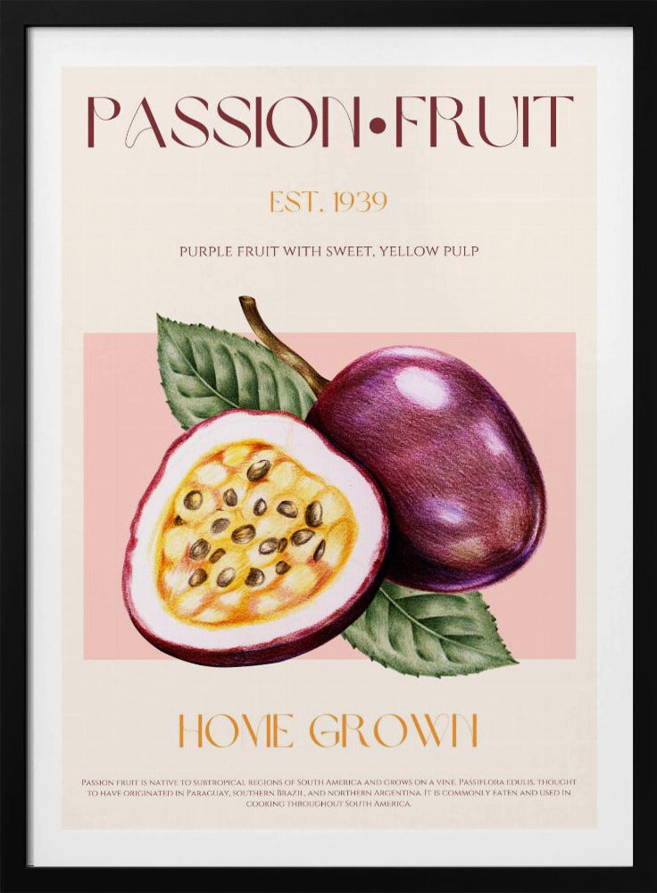 Lebendige Passionsfrucht | Poster