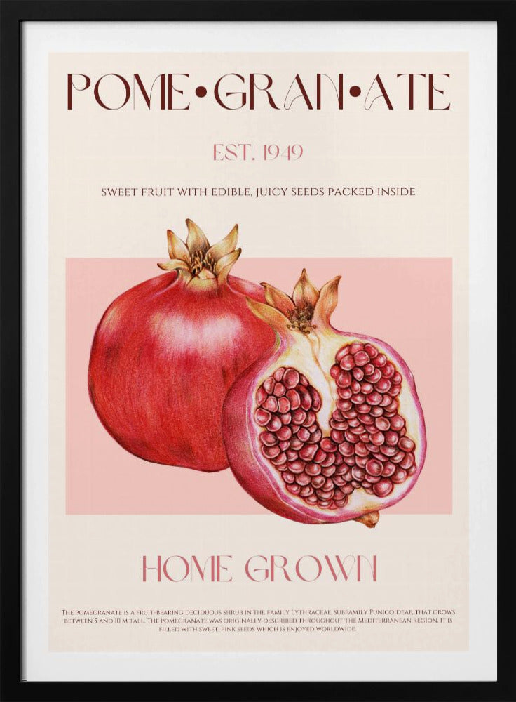 Saftiger Granatapfel | Poster