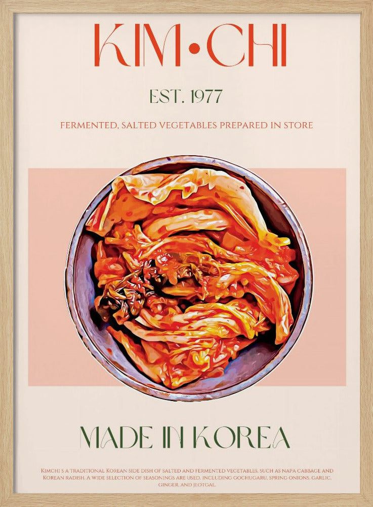Koreanischer Kimchi-Genuss | Poster
