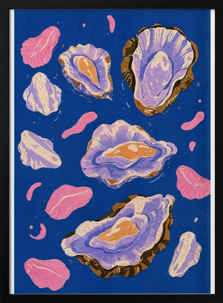 Austern im Orbit | Poster