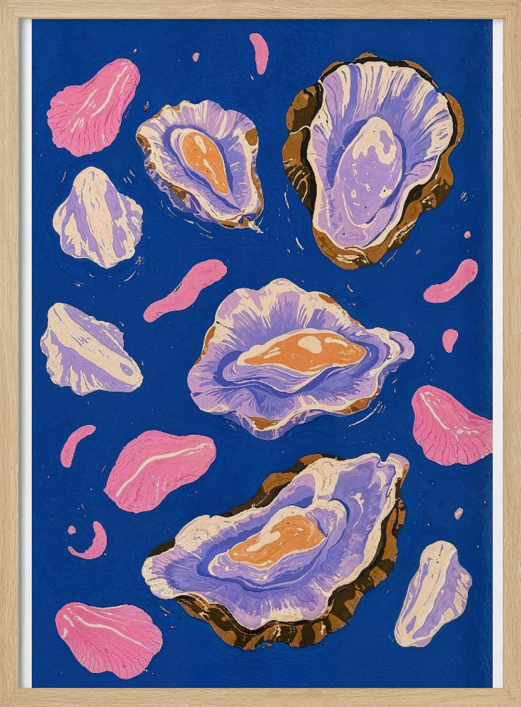 Austern im Orbit | Poster