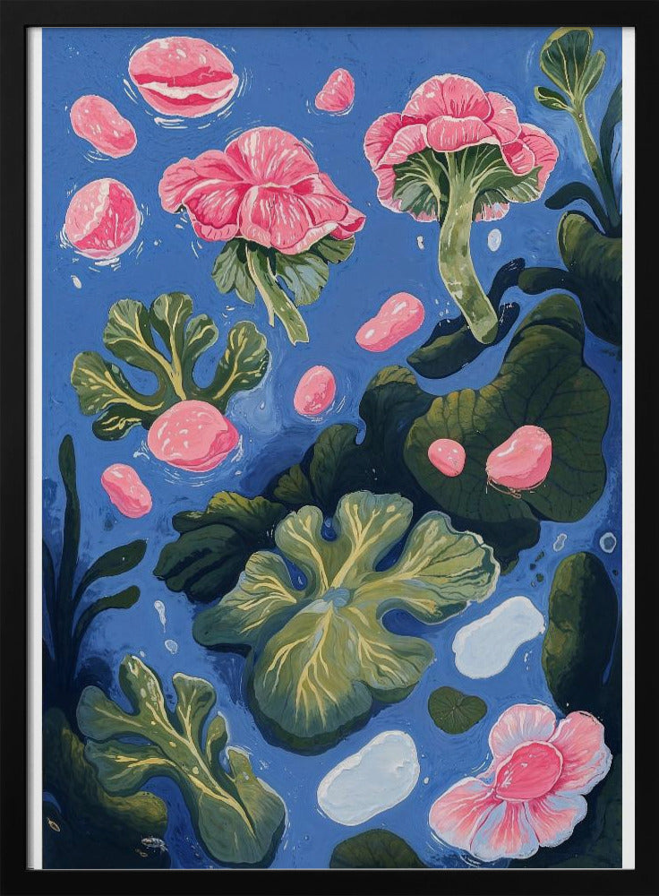 Schwimmende Blüten | Poster