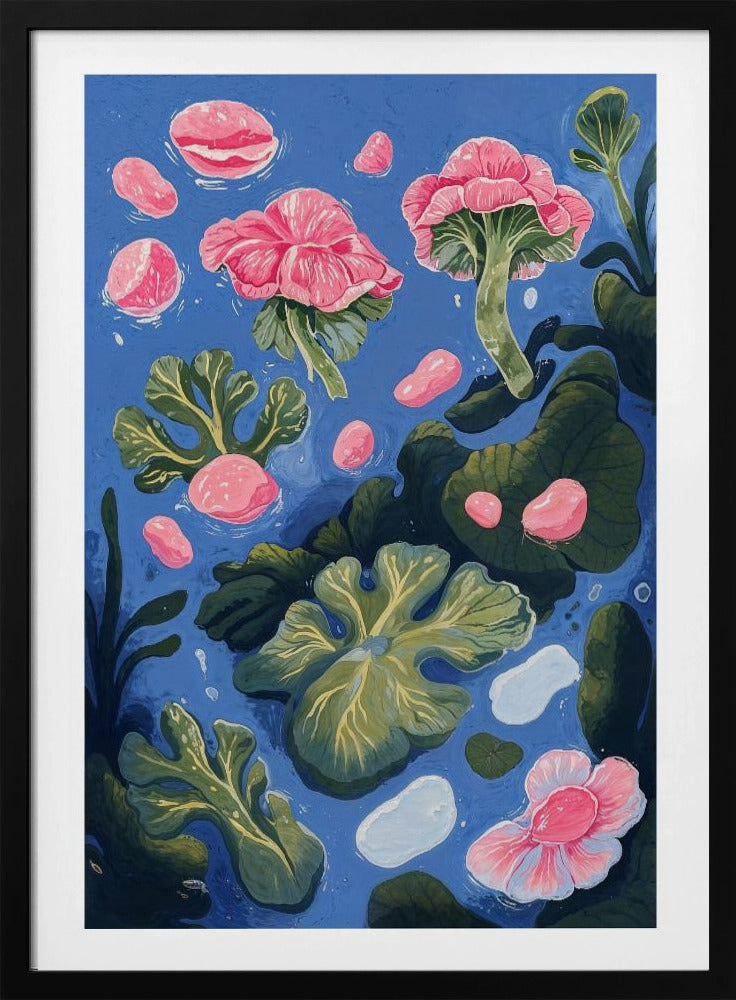 Schwimmende Blüten | Poster