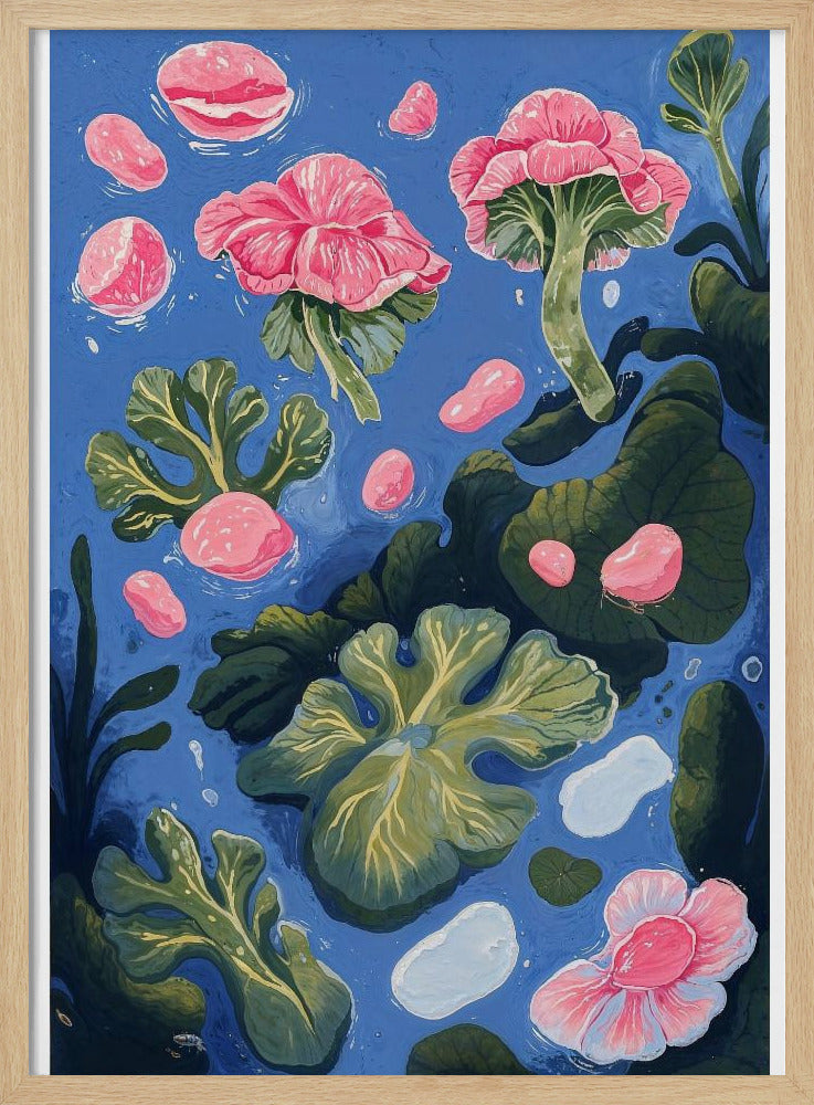 Schwimmende Blüten | Poster