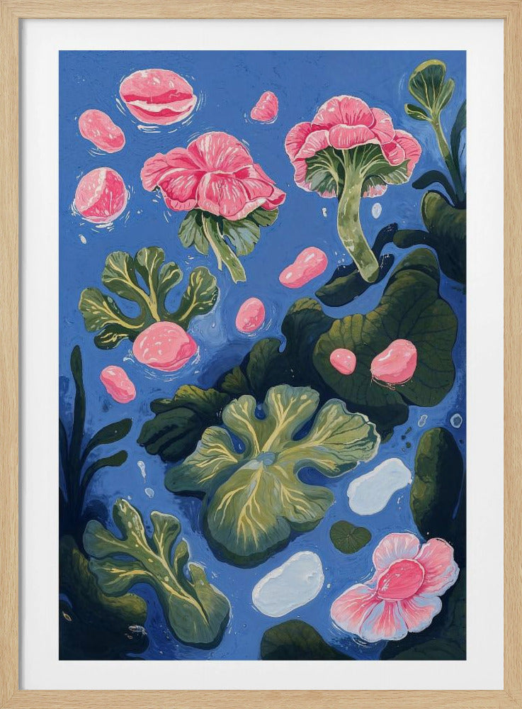 Schwimmende Blüten | Poster