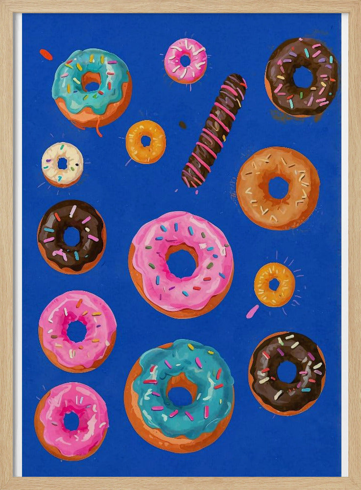 Donut Delight Leinwand | Poster
