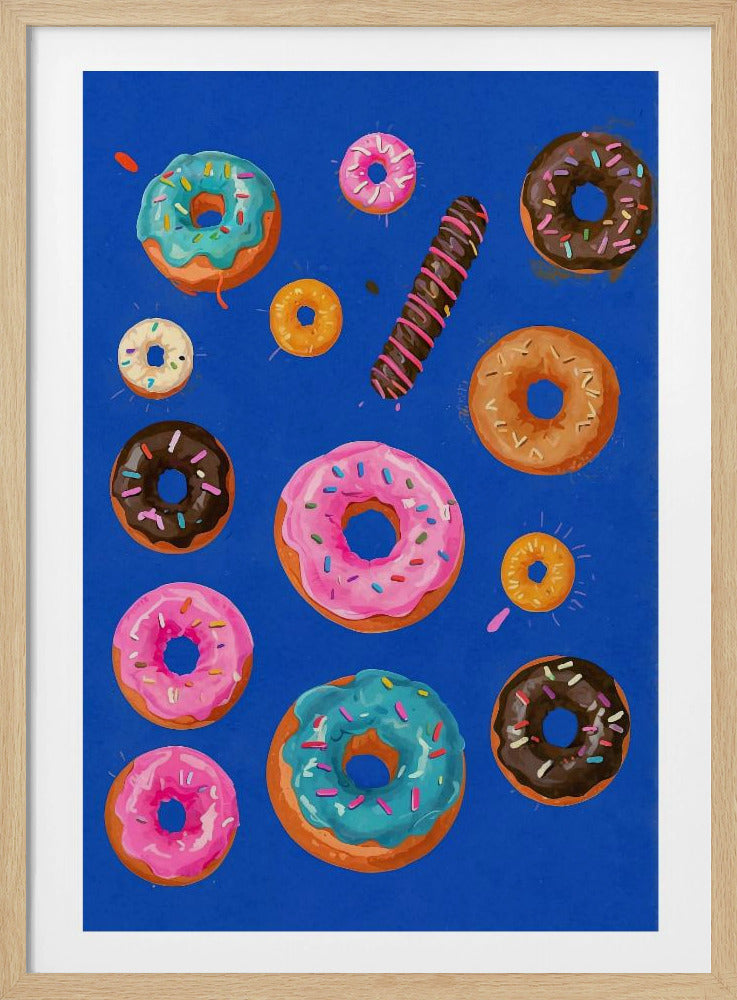 Donut Delight Leinwand | Poster