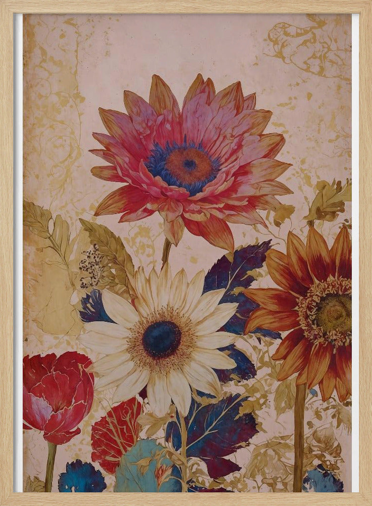 Lebendige Blüten | Poster