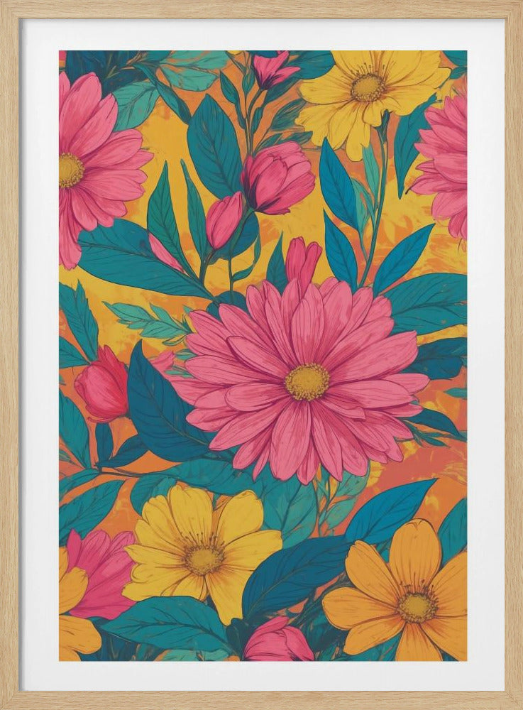Blühendes Strahlen | Poster