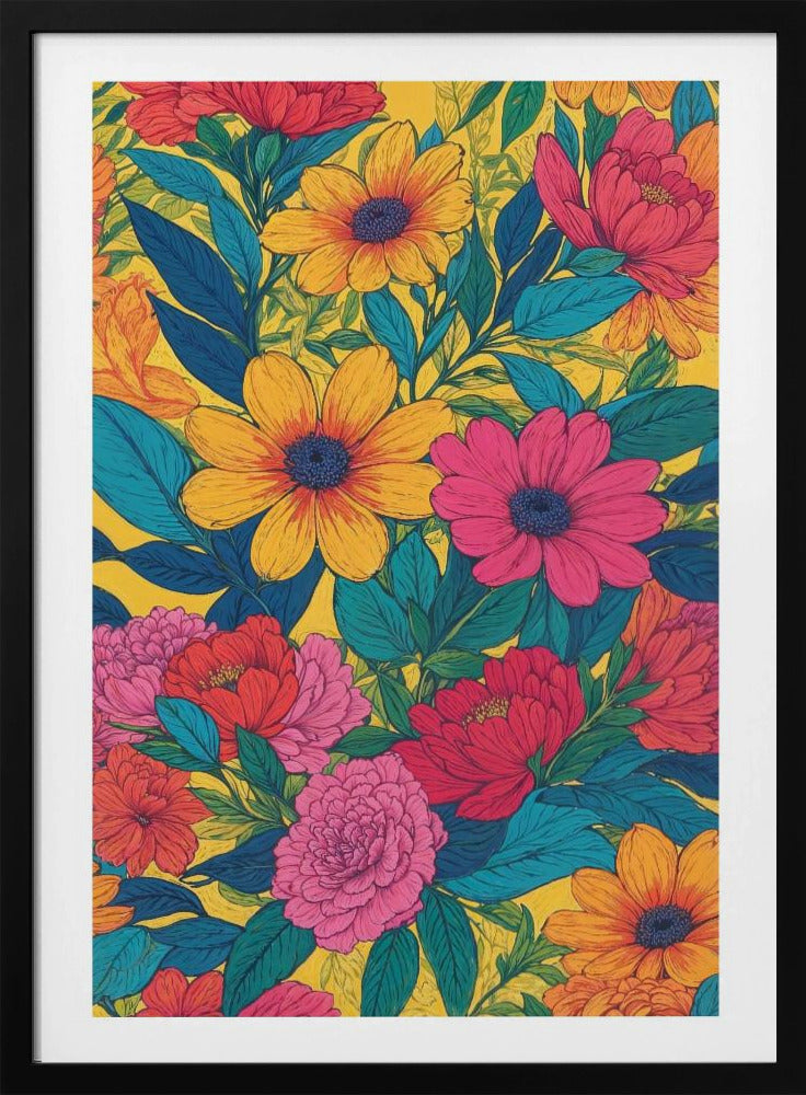 Lebendige Blüte | Poster