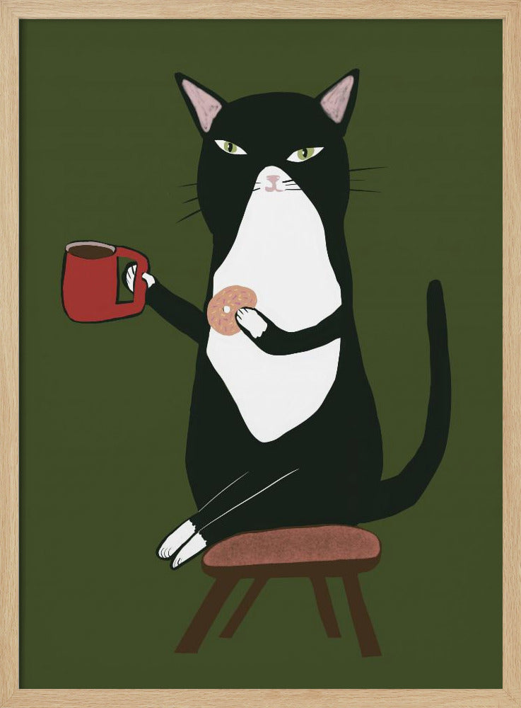 Kaffeekatze | Poster