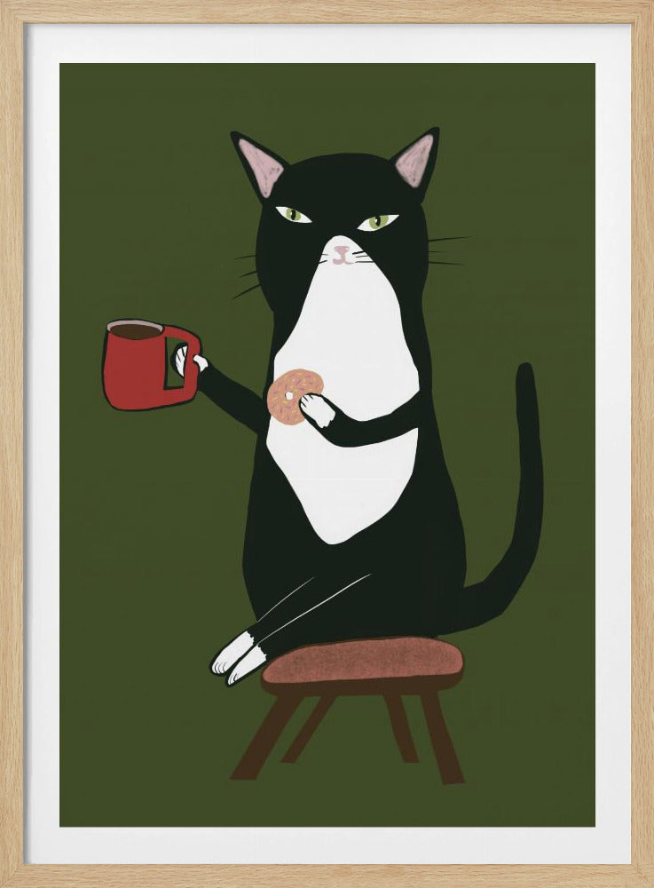 Kaffeekatze | Poster