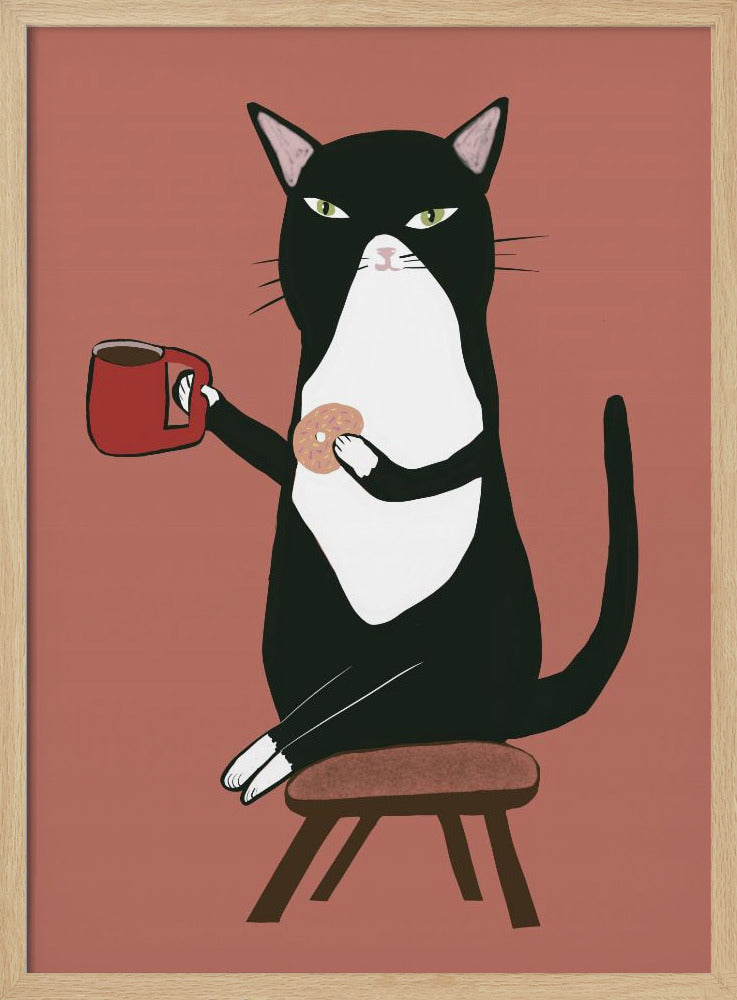 Kaffeekatze | Poster