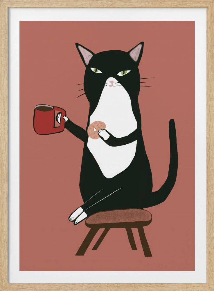 Kaffeekatze | Poster