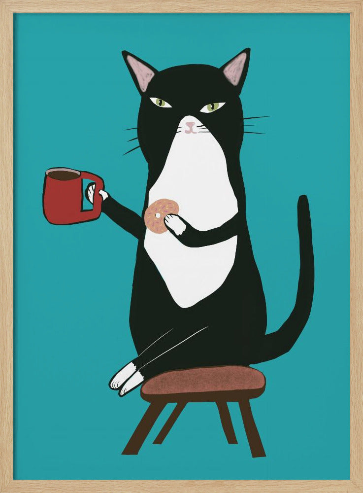 Kaffeekatze | Poster