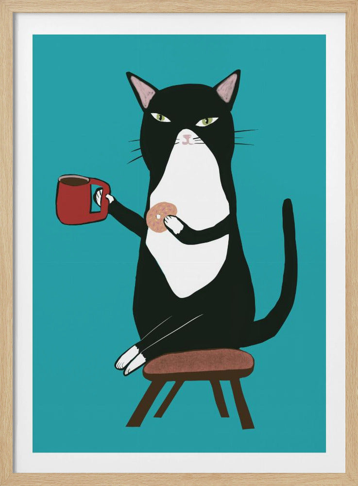 Kaffeekatze | Poster