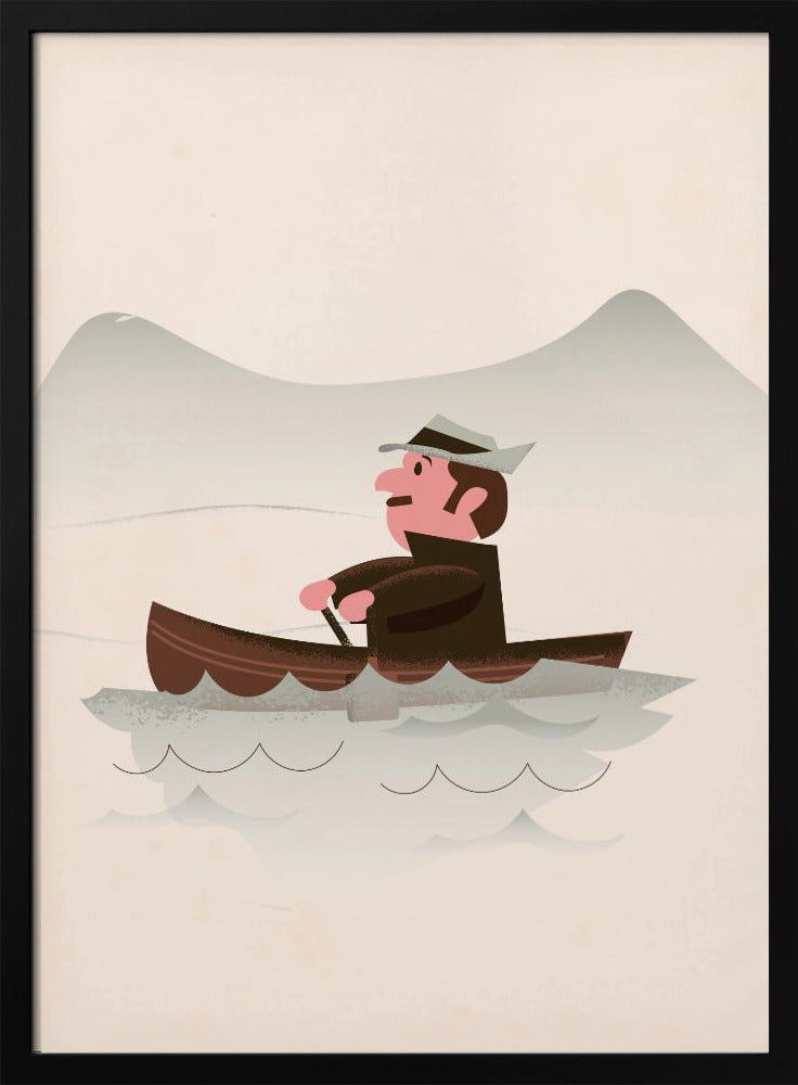 Angeln gegangen | Poster