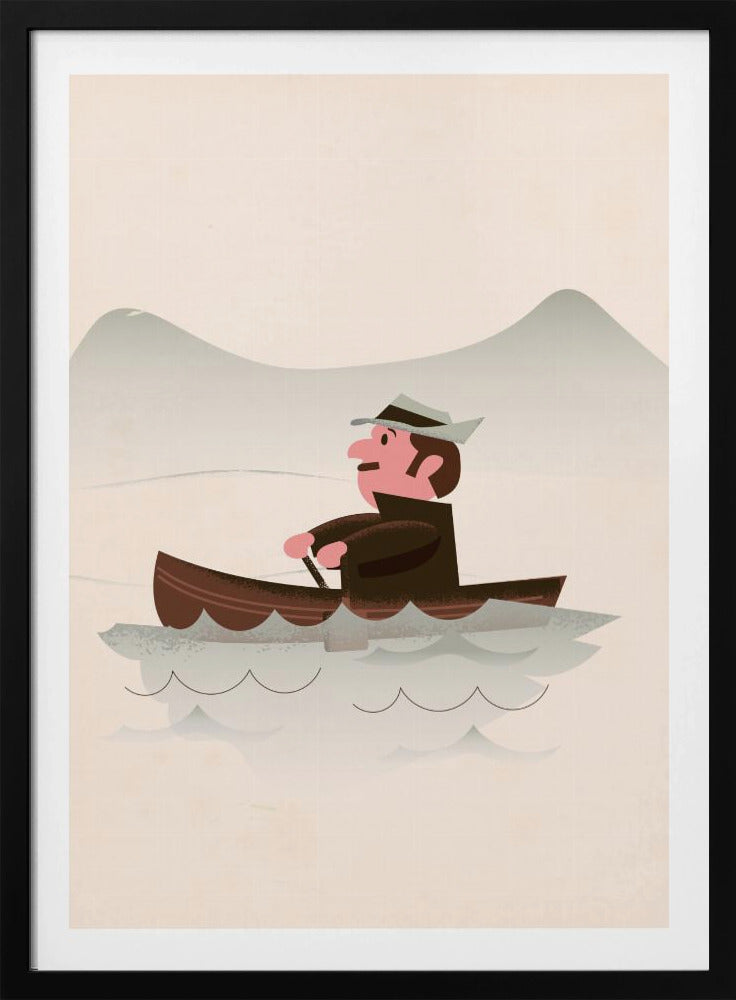 Angeln gegangen | Poster
