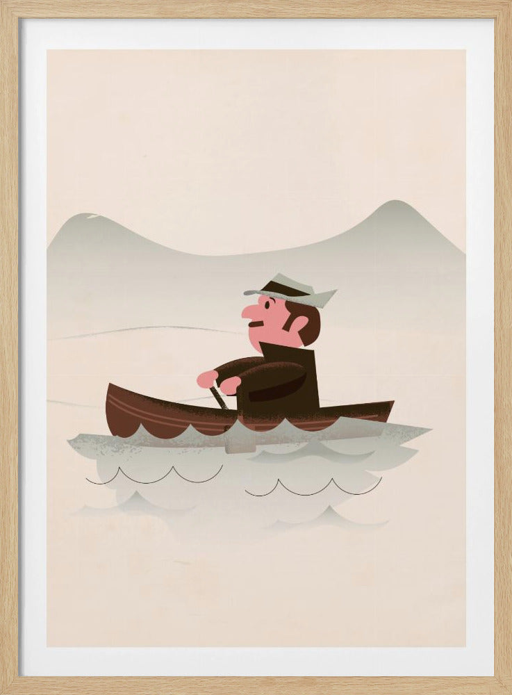 Angeln gegangen | Poster