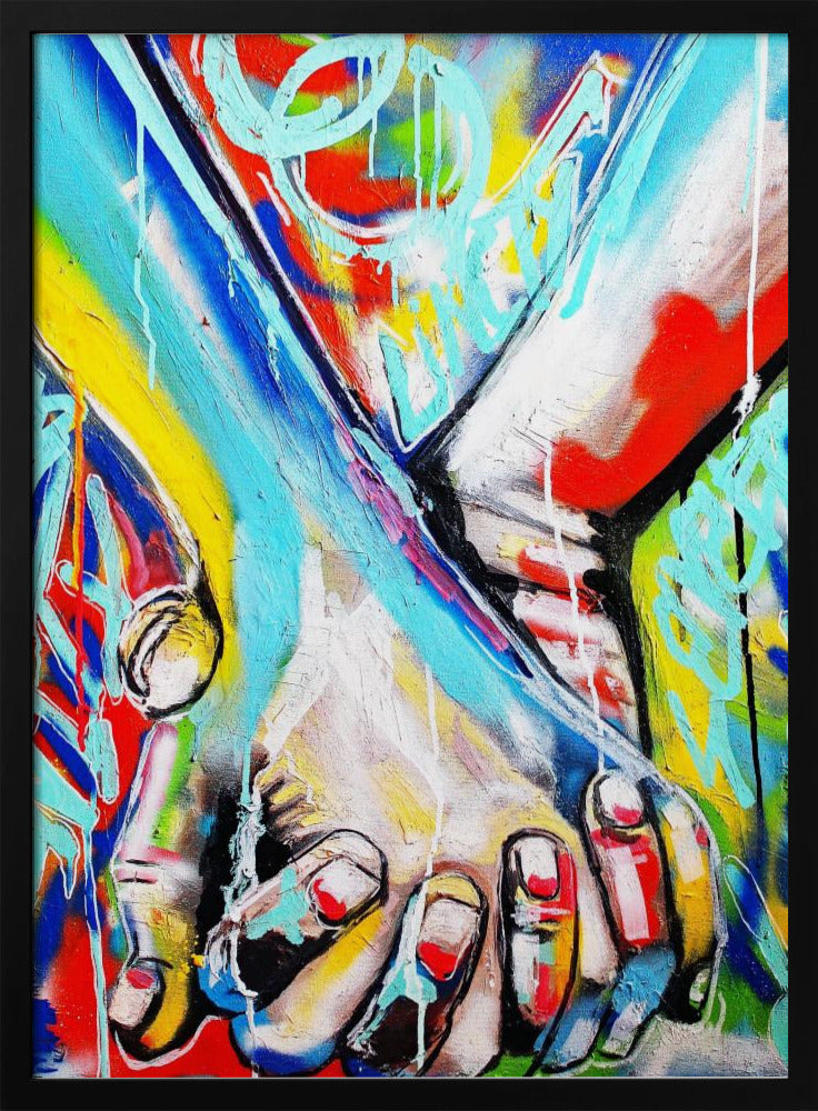Lebendige Straßenkunst | Poster