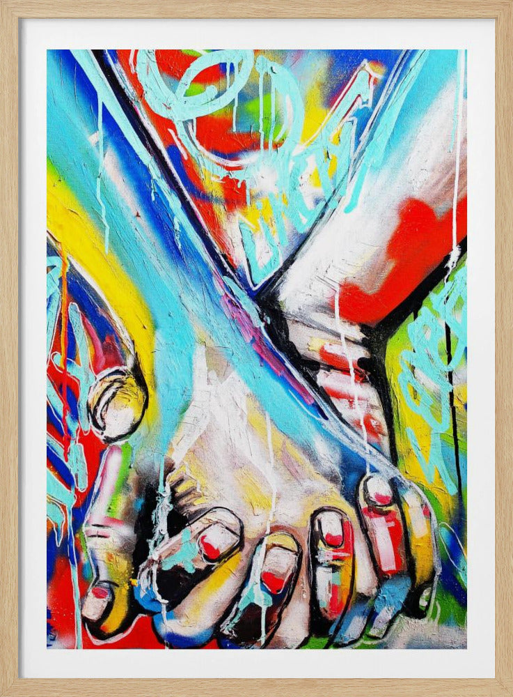 Lebendige Straßenkunst | Poster