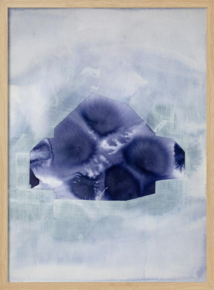 Rätselhafter Indigo-Hafen | Poster