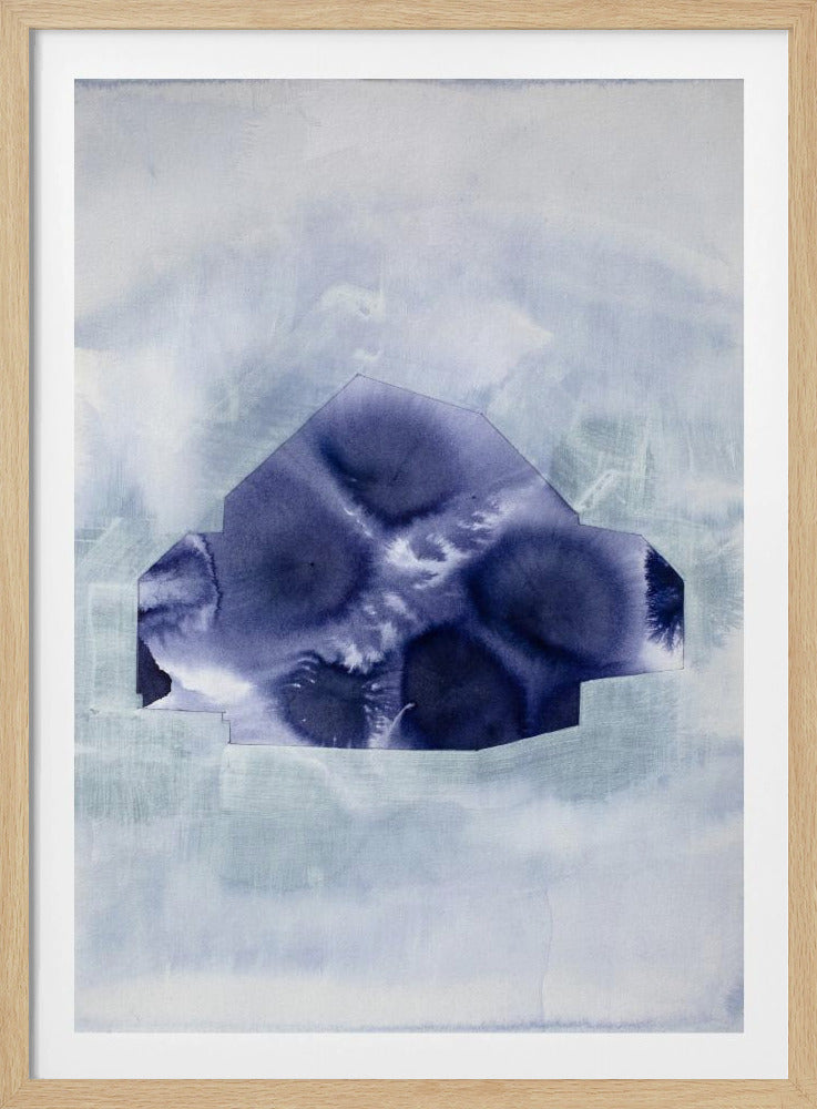 Rätselhafter Indigo-Hafen | Poster