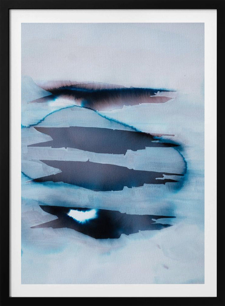 Durchscheinende Schichten Landschaft | Poster