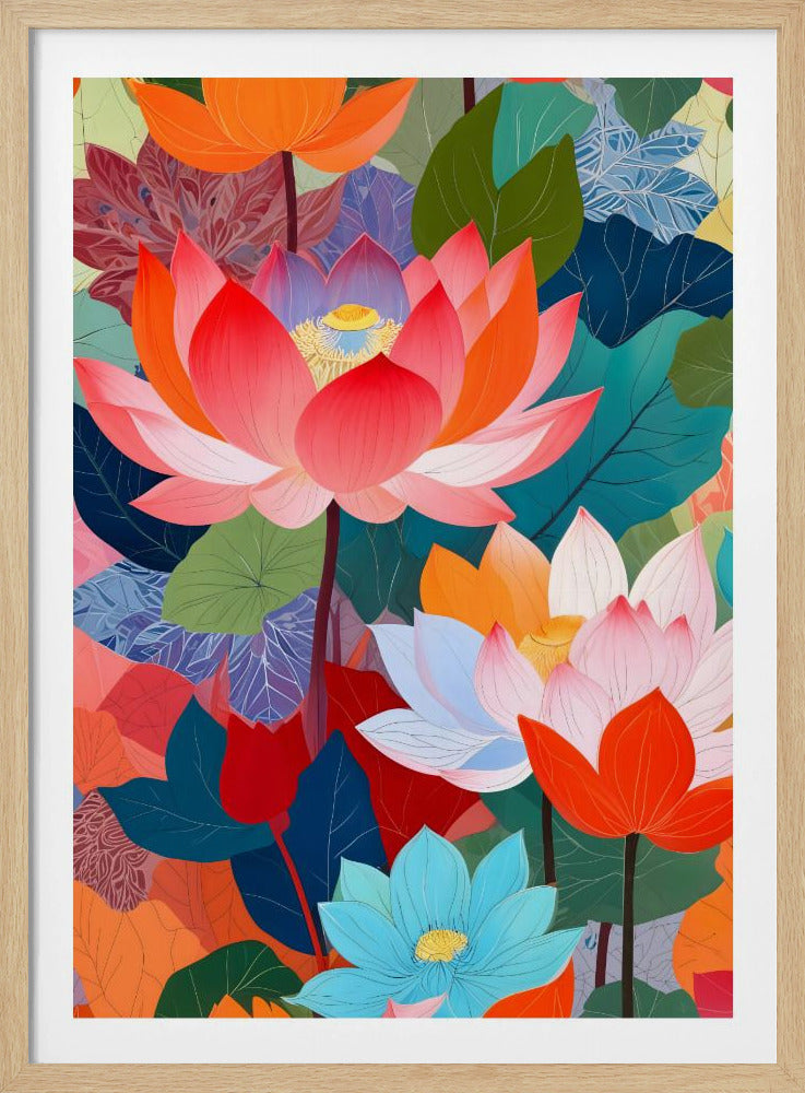 Der verzauberte Lotusgarten | Poster