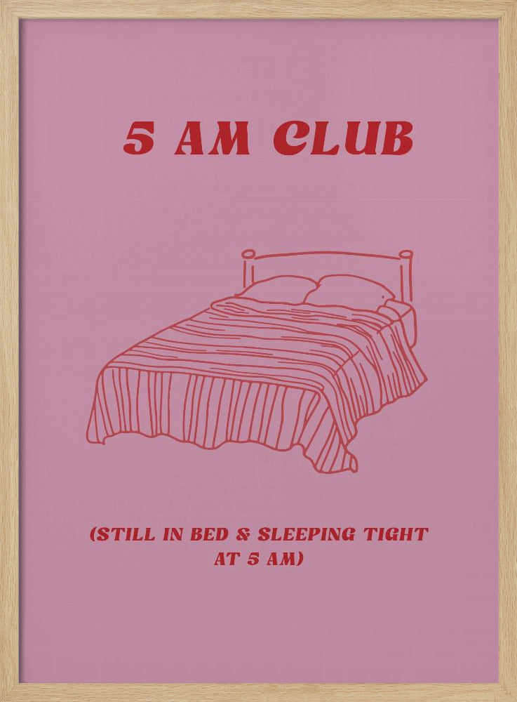 Gemütlicher 5-Uhr-Schlaf | Poster