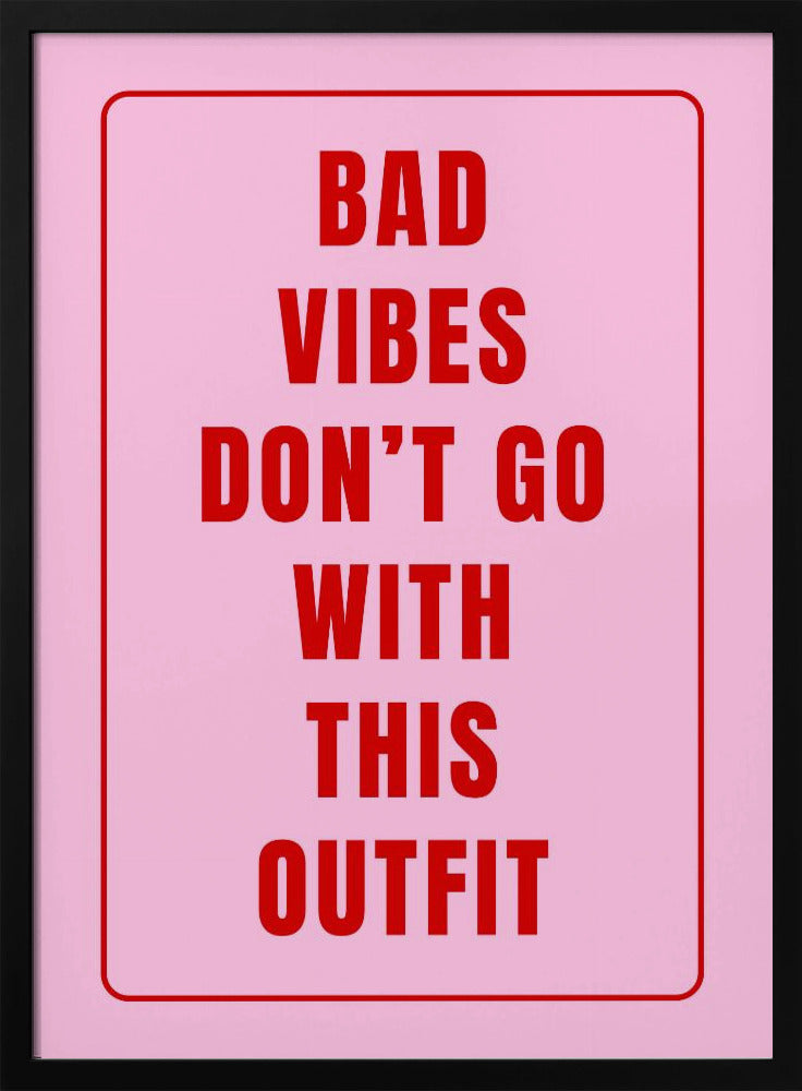 Positive Vibe Garderobe | Poster