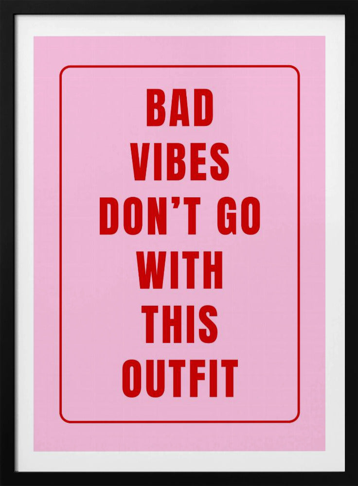 Positive Vibe Garderobe | Poster