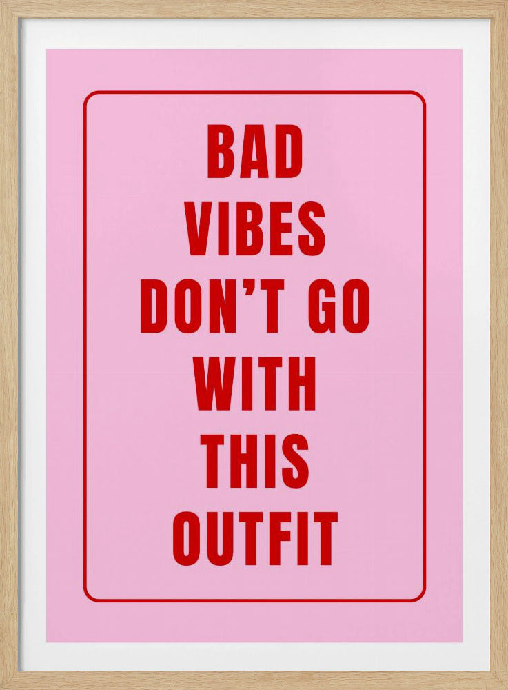 Positive Vibe Garderobe | Poster