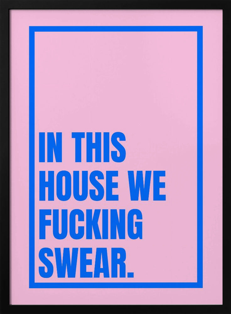 Mutiges Haus-Statement | Poster