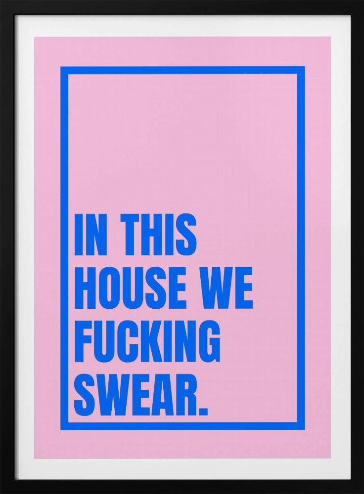 Mutiges Haus-Statement | Poster
