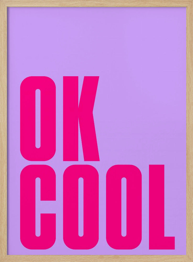 Kräftiges Pink-Statement | Poster