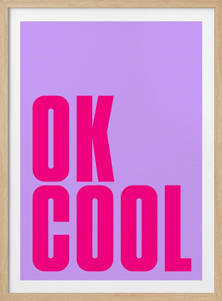 Kräftiges Pink-Statement | Poster