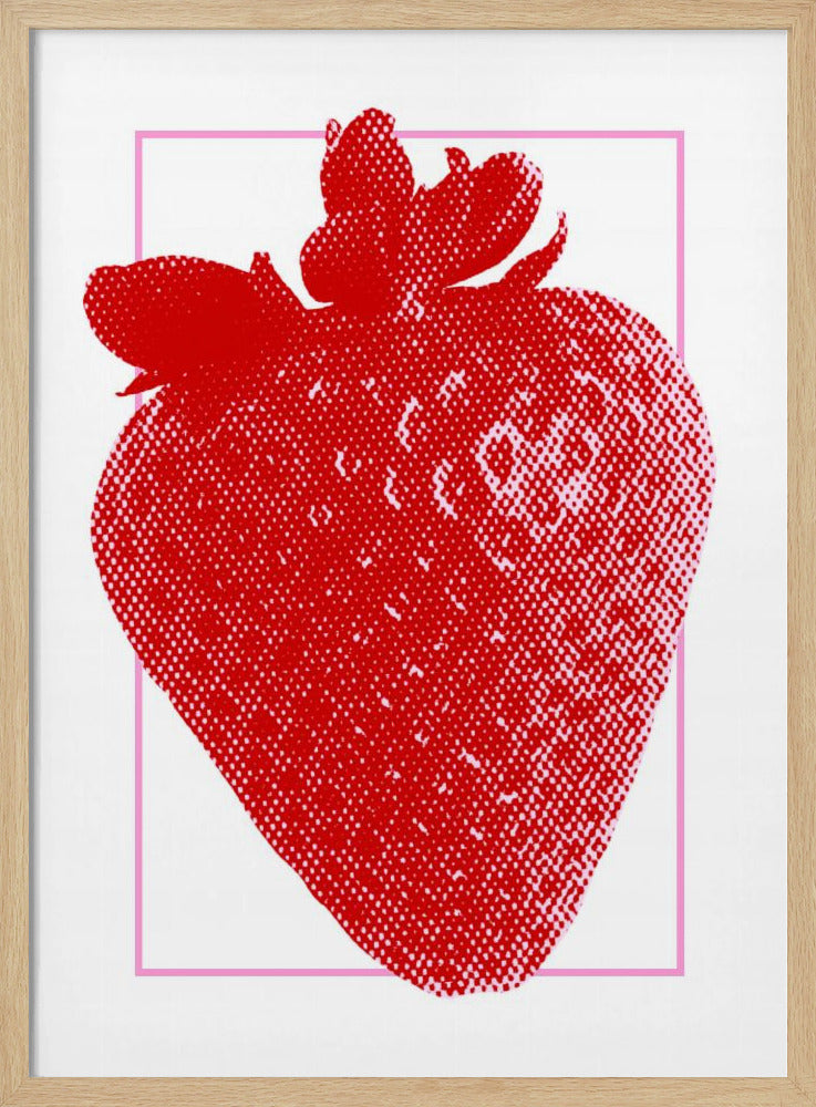 Rote Erdbeere | Poster