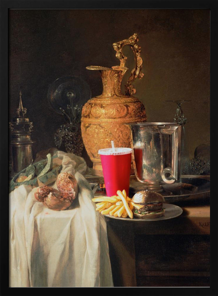Stilleben von Fast Food | Poster