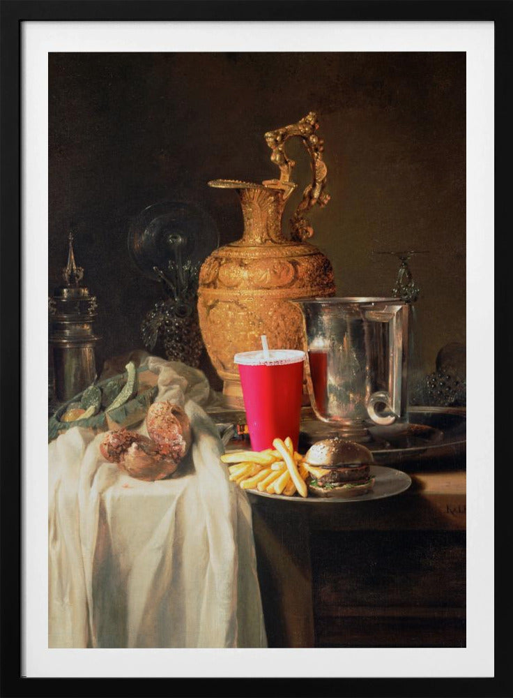Stilleben von Fast Food | Poster
