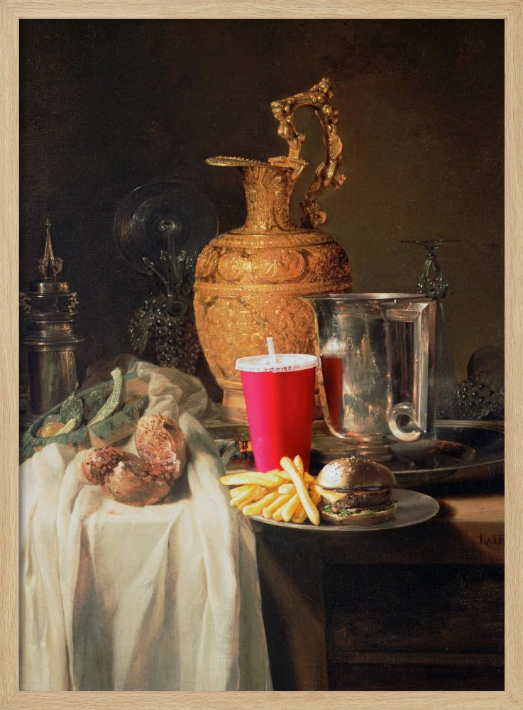 Stilleben von Fast Food | Poster
