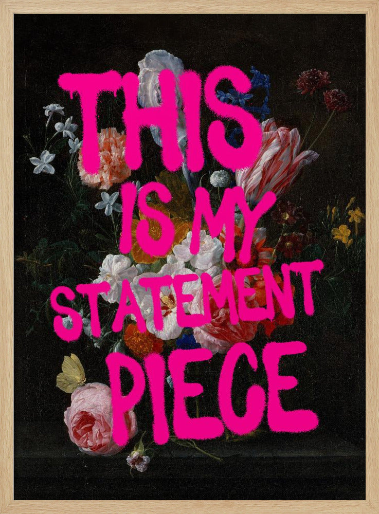 Kräftiges florales Statement | Poster