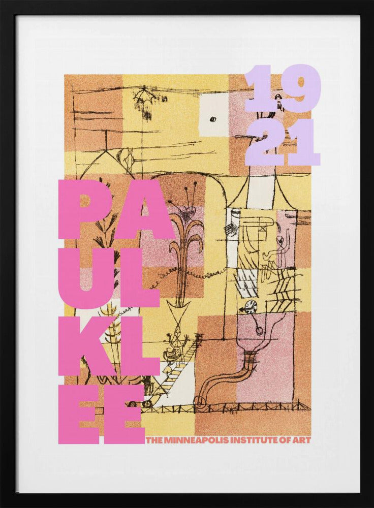 Strichzeichnungen und geometrische Formen | Poster