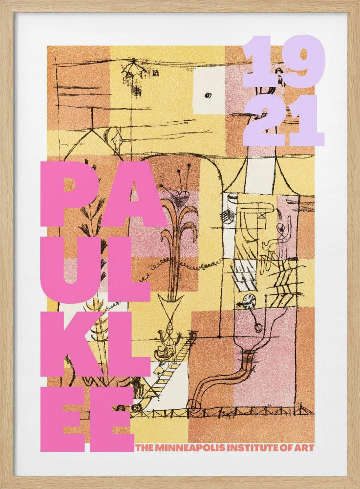 Strichzeichnungen und geometrische Formen | Poster