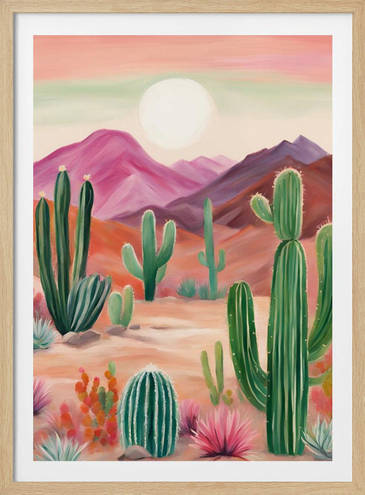 Eine lebendige Wüstenlandschaft | Poster