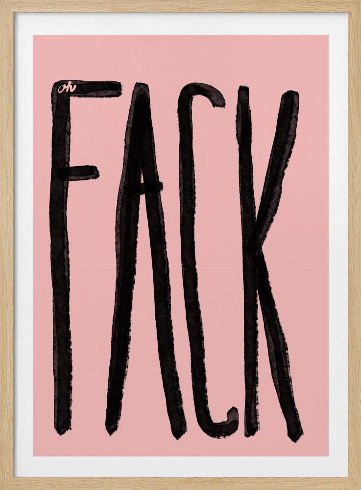 Mutiger schwarzer Ausdruck | Poster