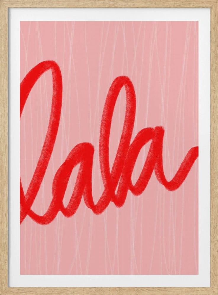 Lebhaftes rotes Flüstern | Poster