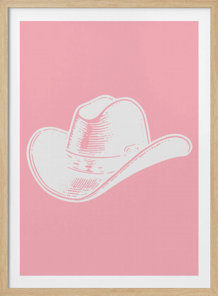 Pink Cowboy Hat | Poster